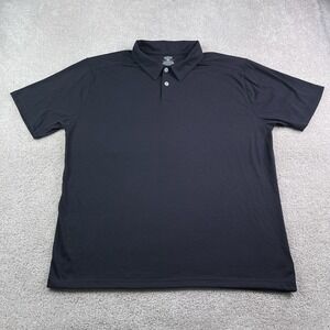 Arborwear Polo Shirt Mens 2XL XXL Black Drirelease Tech Performance Tree Climber